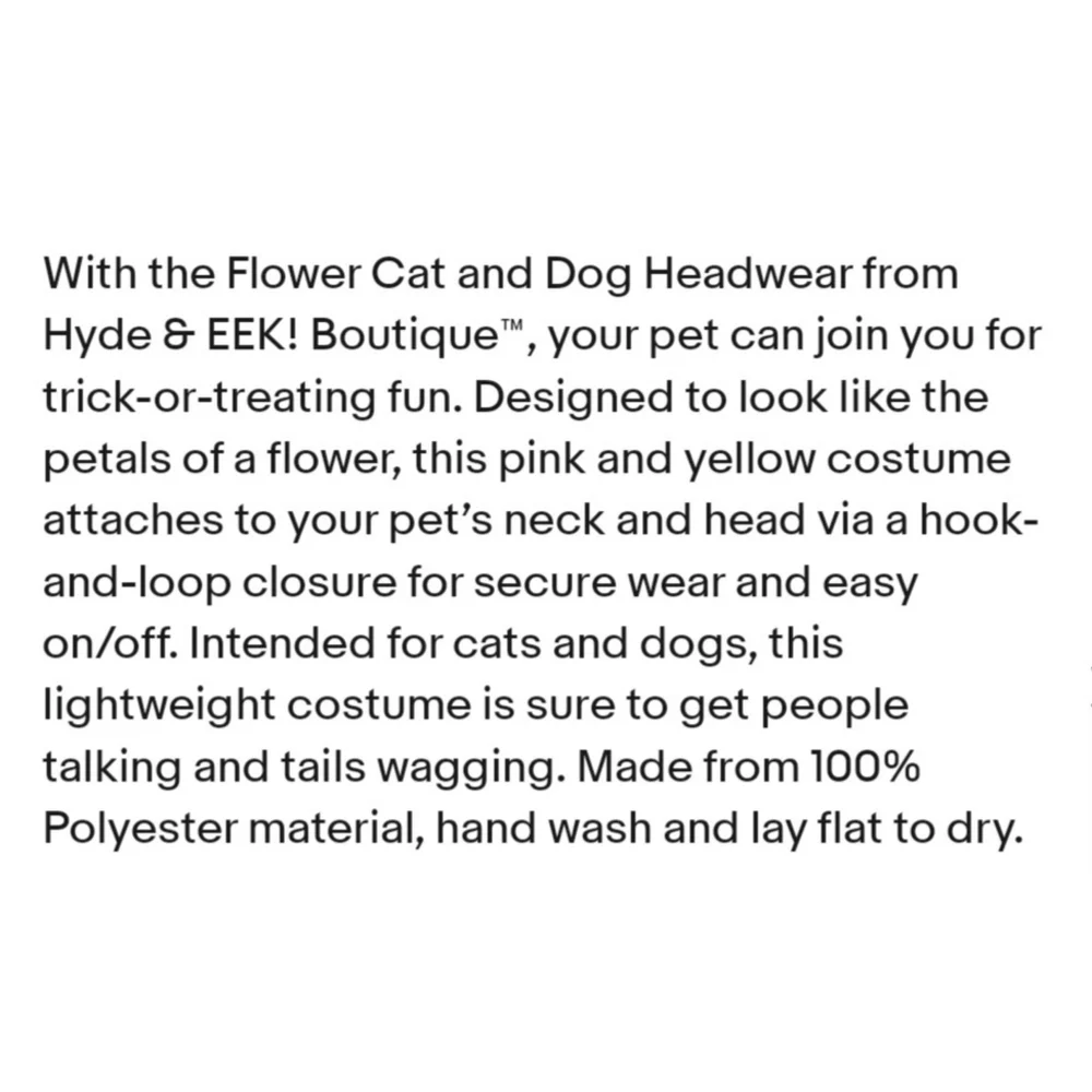 NEW Hyde and EEK Pet Flower Headband